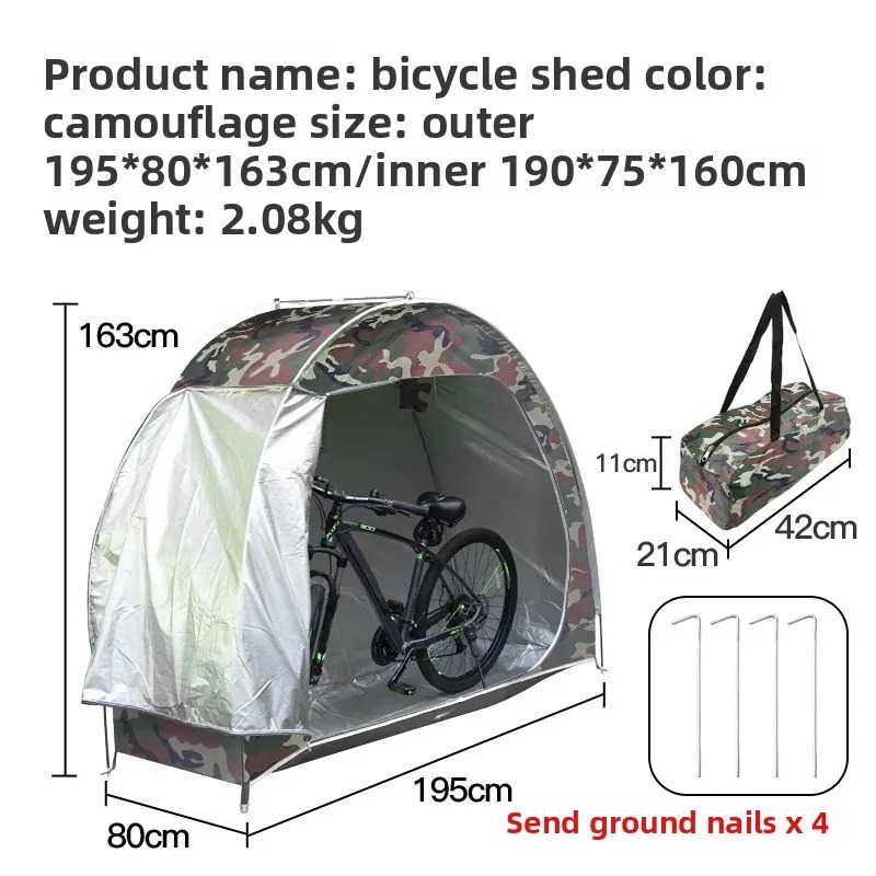 Cycling Gear You Need - 휴대용 야외 자전거 보관 텐트, 두꺼운