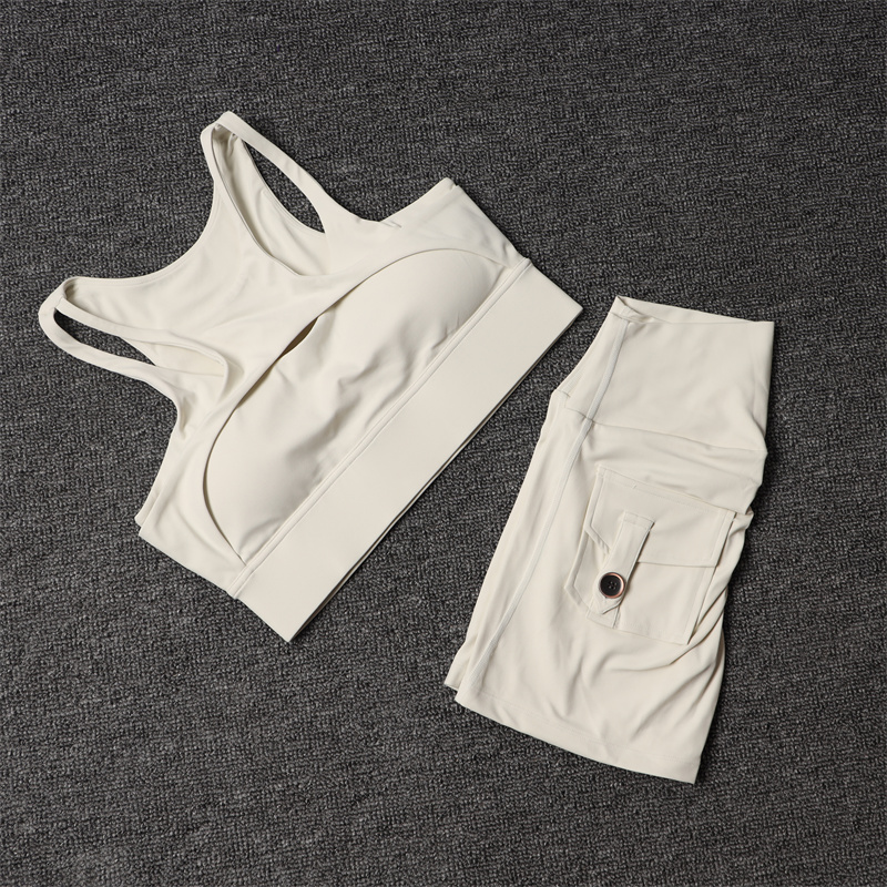 Cycling Gear For Women - 피트니스 반바지 요가 세트 여성 운동복
