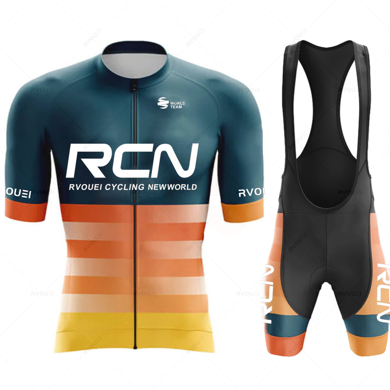 Cycling Gear Outfit - Rvouei 팀 2026 남성 여름 반팔