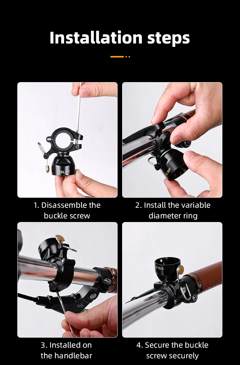 Road Cycling Essential Gear - 레트로 자전거 벨 안전 경고 자전거