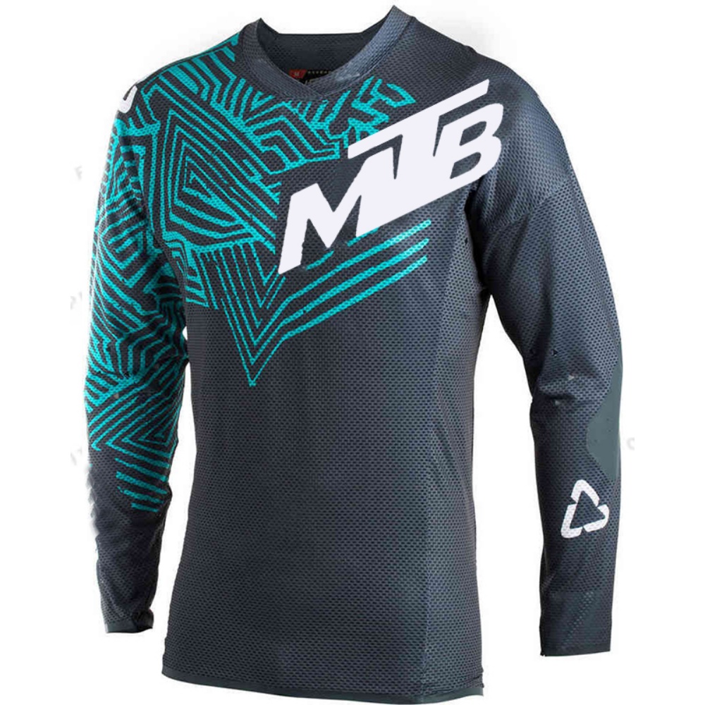 Cycling Gear Shop - 야외 사이클링 긴팔 상의 MTB 프린트