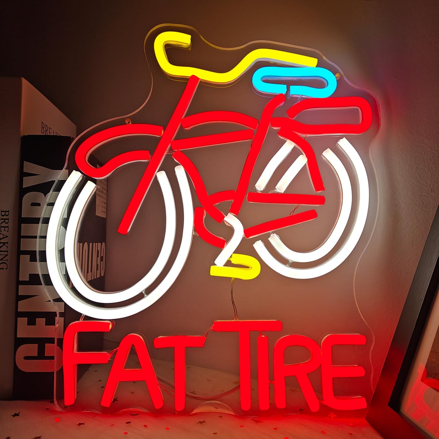 Cycling Gear Shop - 팻 타이어 자전거 LED 네온사인 USB