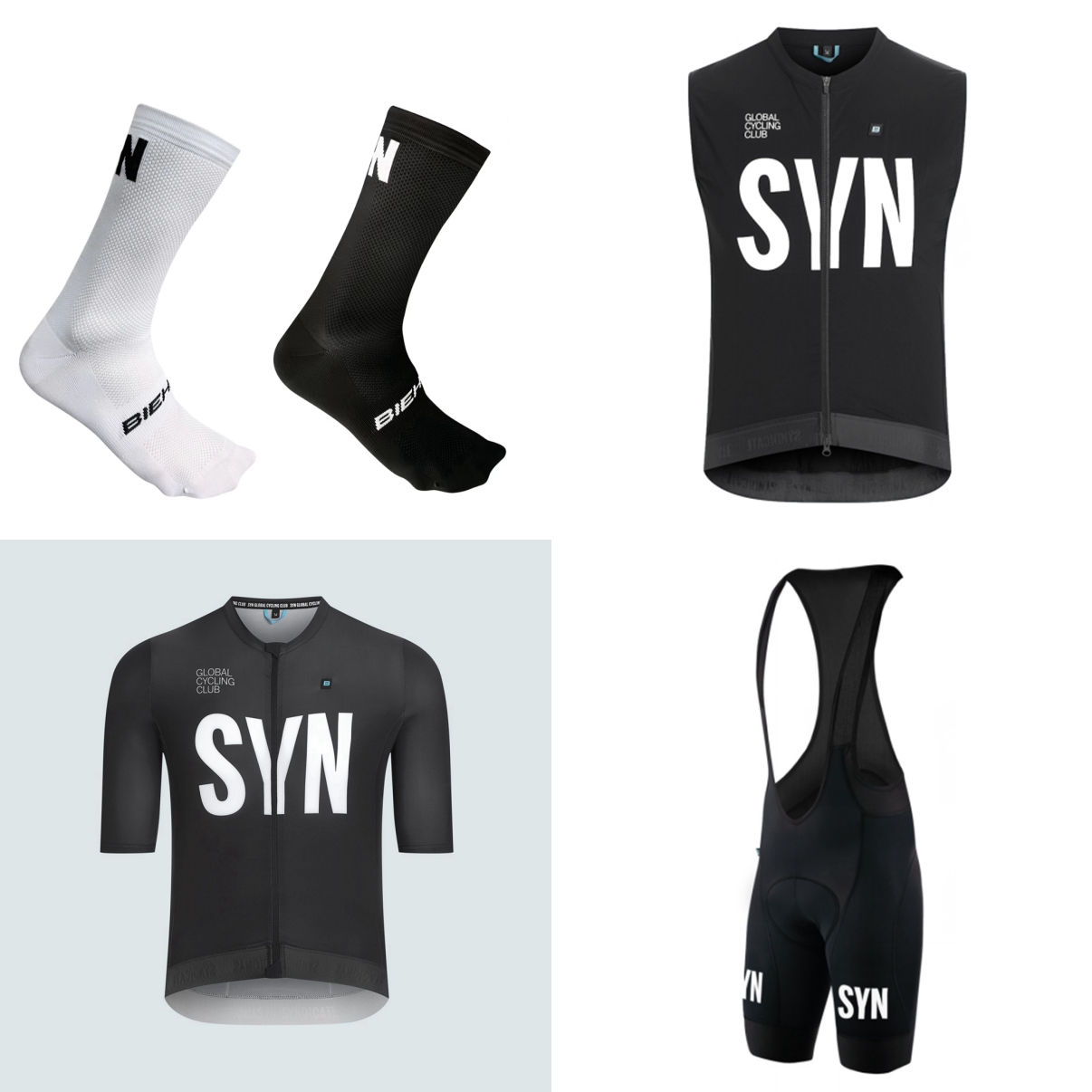 Cycling Gear Outfit - 여름용 반팔 자전거복 2026 블랙 블루