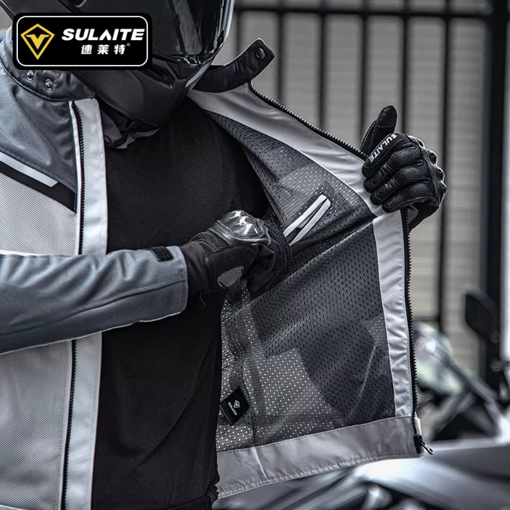 Sulaite 오토바이 메쉬 라이딩 재킷 남성용 여름  - Cycling Gear For Sale 리뷰 및 가격