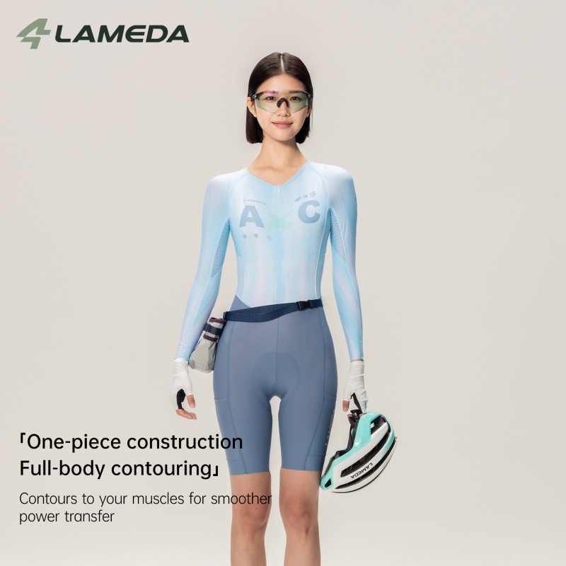 LAMEDA 여성용 사이클링 점프수트 긴팔 반바지 일체 - Cycling Gear For Sale 리뷰 및 가격