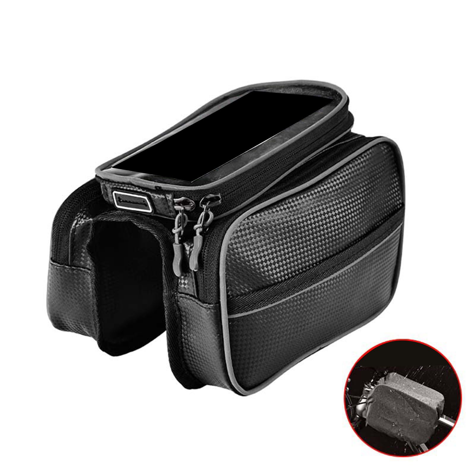 자전거 프론트 프레임 튜브 가방, 필수 장비 보관용,  - Road Cycling Essential Gear 리뷰 및 가격