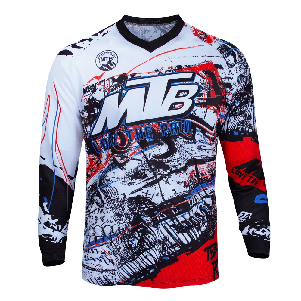 MTB 산악 자전거 긴팔 사이클링 저지 트렌디 프린트  - Cycling Gear Usa 리뷰 및 가격
