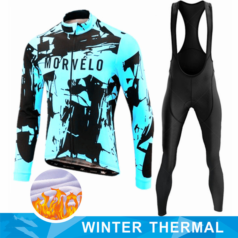 모르벨로 겨울용 보온 플리스 긴팔 사이클링 저지 세트  - Cycling Gear Outfit 리뷰 및 가격