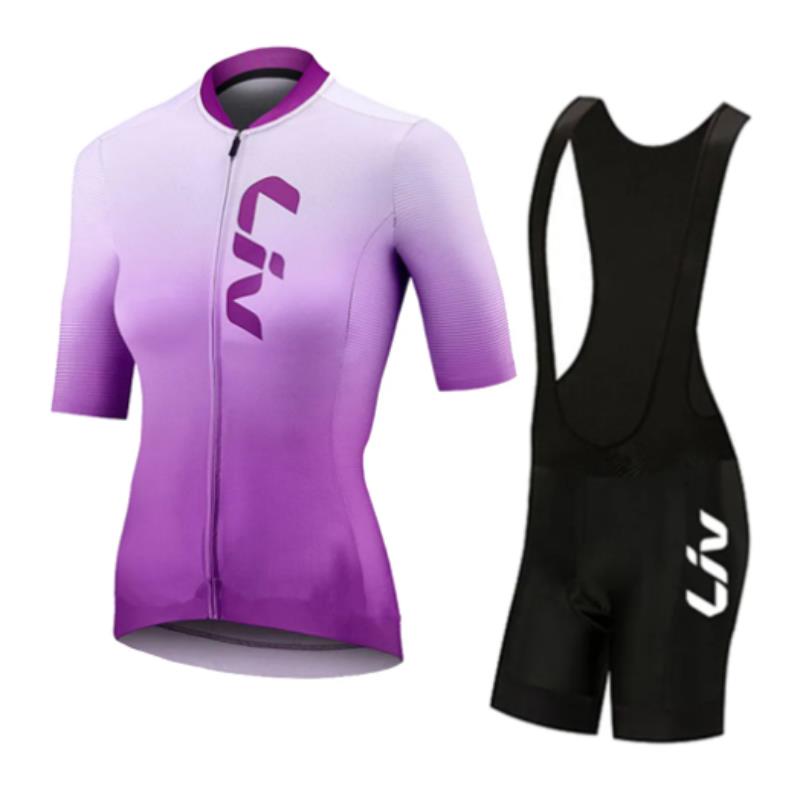 LIV 여름 사이클링 저지 턱받이 반바지 세트 여성 1 - Cycling Gear Outfit 리뷰 및 가격