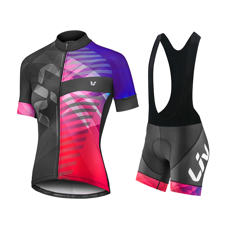 LIV 여름 사이클링 저지 턱받이 반바지 세트 여성 1 - Cycling Gear Outfit 리뷰 및 가격